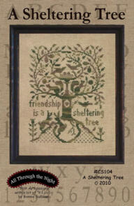 All Through the Night Cross Stitch Pattern - A Sheltering Tree