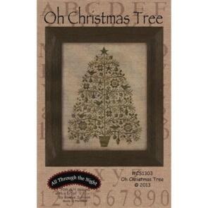 All Through the Night Cross Stitch Pattern - Oh Christmas Tree