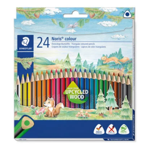 Staedtler Noris colour triangular coloured pencils - Assorted 24's