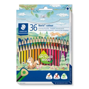 Staedtler Noris colour triangular coloured pencils - Assorted 36's