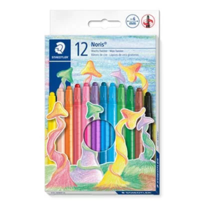 Staedtler Noris wax twister crayons - 12 Assorted colours