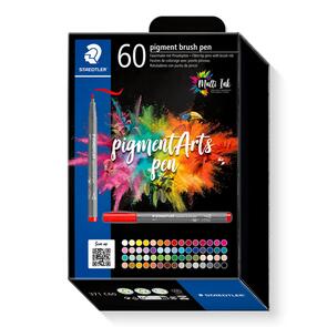 Staedtler Pigment Brush Pens Set, 60 Pcs