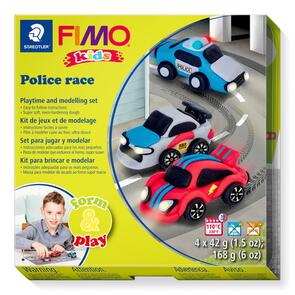 FIMO Kids Modelling Clay Set - Police Race