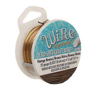 The Beadsmith Vintage Bronze Color Wire (sml)