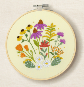 DMC Mediterranean Garden Embroidery Kit