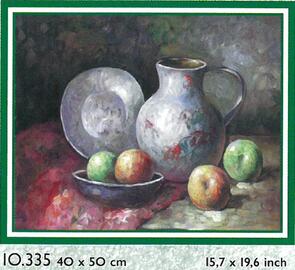 Collection D'Art  Tapestry Canvas 40X50 Jug & Fruit
