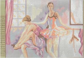 Collection D'Art  Tapestry Canvas 40X50 Ballerina