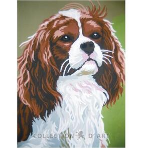 Collection D'Art  Tapestry Canvas 40X50 Spaniel
