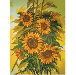 Collection D'Art  Tapestry Canvas 40X50 Sunflowers