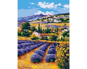 Collection D'Art  Tapestry Canvas 40X50 Lavender Fields