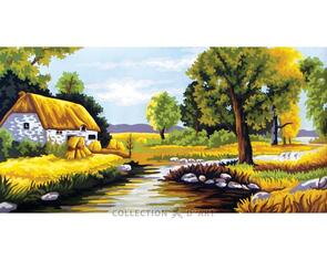 Collection D'Art Tapestry Canvas 40X60 River Scene - Summer