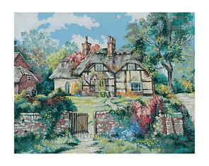 Collection D'Art  Tapestry Canvas 50X60 Ginger Cottage