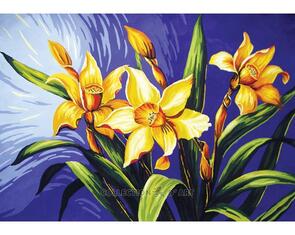 Collection D'Art  Tapestry Canvas 50X80 Daffodils