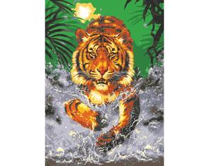 Collection D'Art  Tapestry Canvas 60X80  Tiger