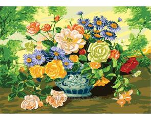 Collection D'Art  Tapestry Canvas 60X80  Floral Arrangement