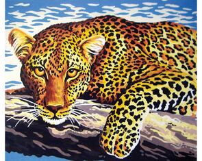 Collection D'Art  Tapestry Canvas 30X40 Leopard