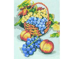 Collection D'Art  Tapestry Canvas 25X30 Fruit Still Life