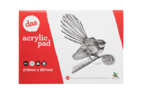 Draw Art Supplies Acrylic Pad - 400gsm - 12 Sheets