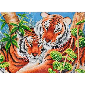 Diamond Dotz  Advanced Kit - Tender Tigers 52 x 37cm