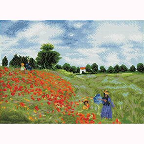Diamond Dotz  Art Kit 57cm x 41 cm - Poppy Fields (apres Monet)
