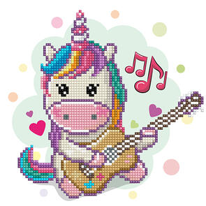 Diamond Dotz Art Kit 23 x 23cm - Music Fills My Heart