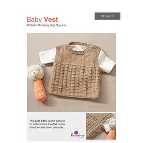 Broadway Baby Vest with Buttons