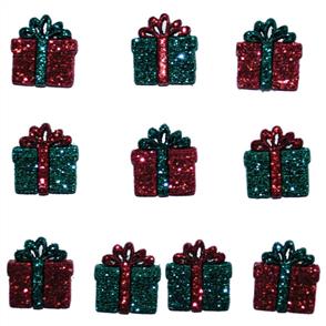 Dress It Up Embellishments - Small Glitter Presents