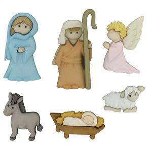 Dress It Up Holiday Embellishments - Nativity