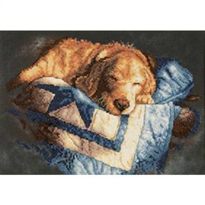 Dimensions  Stamped Cross Stitch Kit - Snooze