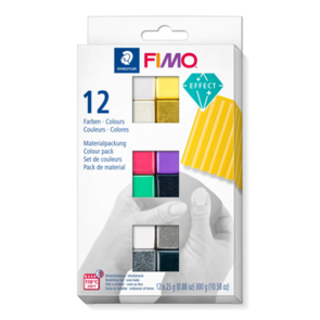FIMO Colour Pack 8013 C - 12 Half Blocks 25G