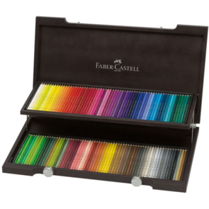 Faber-Castell Polychromos Wooden Box Set - 120pc