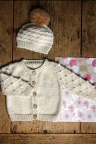 Lisa F BC109 - Scottie Cardi & Hat - Knitting Pattern / Kit