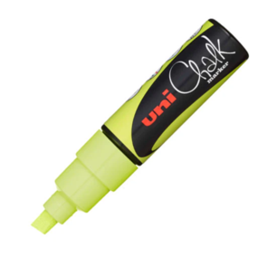 UNI Chalk Marker 8.0mm Chisel Tip