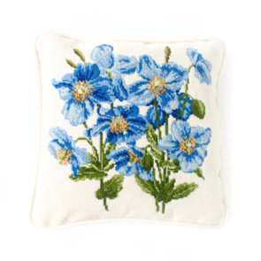 Elizabeth Bradley Tapestry Kit - Himalayan Poppy - Winter White