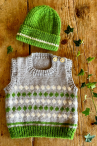 Lisa F BC118 - Cypress Vest & Beanie - Knitting Pattern / Kit