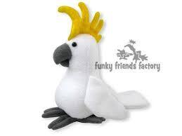 Funky Friends Factory Charlie Cockatoo Toy Sewing Pattern