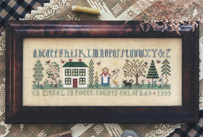 The Drawn Thread Cross Stitch Pattern - A House in the Country