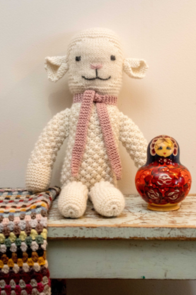 Lisa F BC133 - Jemima the Lamb - Knitting Pattern / Kit