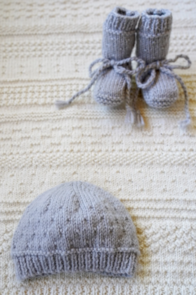 Lisa F BC142 - Ari Hat & Booties - Knitting Pattern / Kit