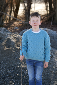 Lisa F LF56 Popcorn Sweater - Knitting Pattern / Kit