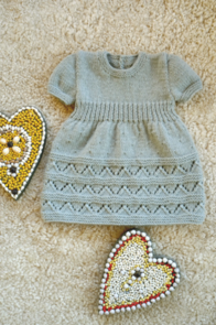 Lisa F Baby Cakes Bc121 Talulla Dress Knitting Pattern / Kit