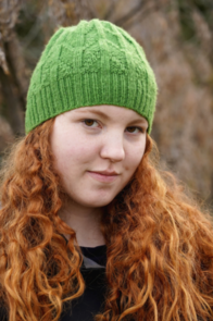 Lisa F HC52 - Green Hat - Knitting Pattern / Kit