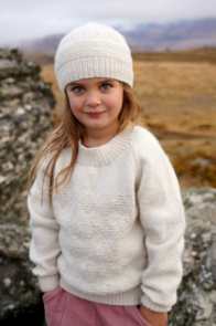 Lisa F LF43 - Alaska Sweater and Hat - Knitting Pattern/Kit