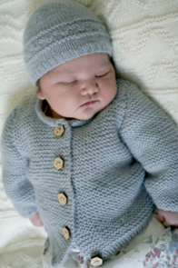 Lisa F BC130 - Tatum Cardi and Hat - Knitting Pattern Kit