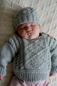 Lisa F BC127 - Sebbe Sweater and Hat - Knitting Pattern / Kit