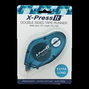 X-Press It  Double Sided Tape Runner 8mm x 12m