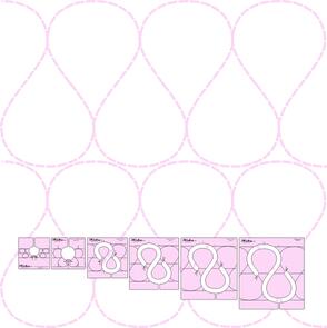 Westalee DM Quilting - Ribbon Candy 1" - 6"