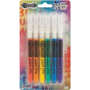 Ranger Ink  Dyan Reaveley's Dylusions Paint Pens 6/Pkg - Basics
