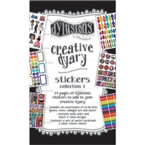 Ranger Ink  Dyan Reaveley's Dylusions Creative Dyary Sticker Book - Collection 2