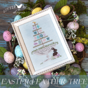 MISC Little Robin Designs Cross Stitch Chart - Easter Feather Tree